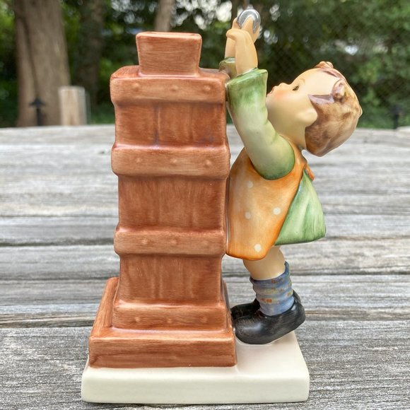 💯 Authentic Goebel Vintage Hummel "Little Thrifty" Bank with Key and Coin #184 - Picture 5 of 16